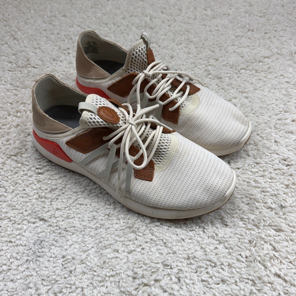OluKai Mio Li Mesh Athletic Sneakers Men's Size 10 Lace Up Coastal